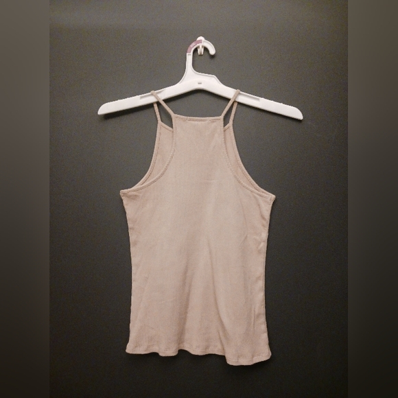 LOVE ARI MEDIUM BLACK WOMENS DRESS + INCLUDES AMBIANCE LARGE TAN TANK TOP - Picture 6 of 6